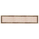  Teppe Runner MARSA Svart 100 x 450 cm Polyester og PVC