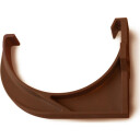 Plastmo brakett jern - rund 10" brun brown
