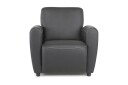 Aston Lenestol Bonded Leather - Svart