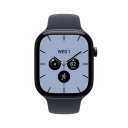 Apple Watch Series 12 46mm Smartklokke Nattblå Keramikk med Marineblå Sport Band