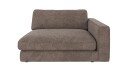 Rowico Home Duncan 1,5 seters sjeselong H Mørk beige Greg 7 129 x 150 x 78 cm Beige