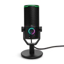 JBL Stream Studio Black USB Mikrofon med 24-bit/192kHz Lydkvalitet
