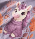 Name It Genser - NmfVotea - Arvestykke Lilac/Høst Unicorn - Name It - 1½ år (86) - Genser - Lilla