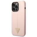 Veske Guess Guhcp14xsltgp Iphone 14 Pro Max 6,7 Tommer Rosa/Rosa Hard Silikontriangel