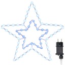  Juletre Stjerne med 72 LED Kald Hvit 51.5 x 50 x 0.65 cm Jern