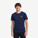 Revolutionrace Easy Graphic Logo T shirt Slim Fit Herre Deep Navy 2XL Herre Overdeler T skjorter