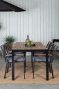 Venture Home   Spisegruppe Bois med 6 spisestoler Dallas   Brun