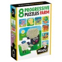 Headu 8 Progressiv Puslespill 2+Ã¥r GÃ¥rden