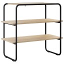 vidaXL Konsollbord Sonoma eik 100 x 41 x 75 cm Konstruert tre