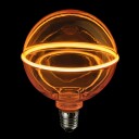 Unison O LED Designpære Gull 130mm E27 4W 1800K Dimbar