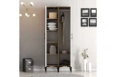 Kumsal Garderobe 80 cm - Brun/Hvit