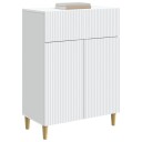  Serviesskap med skuff Hvit 66 x 34,5 x 90 cm Konstruert tre