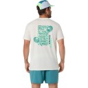 ASICS Court Graphic Padel T skjorte Herre Grønn/Hvit 2XL