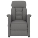  Recliner Stol Mørkegrå Mørke grå 70,5 x 96,5 x 95 cm stoff