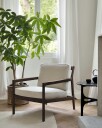 Ethnicraft Jack Loungestol Mahogni / Ivory