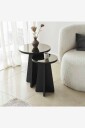 Hanah Home   Sidebordsett Luna   Svart