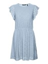 Vero Moda Girl Vmtassa Sl Frill  Short Dress Jrs Girl Blue 164