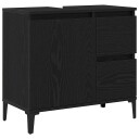  Servantskap i svart eik 65x33x60 cm laget av konstruert tre