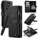 Samsung Galaxy S23 Ultra 5G Caseme 2-i-1 Multifunksjonell Lommebok-deksel Svart