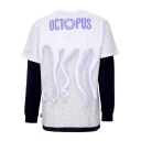 Octopus Herre Topper Hvit L,