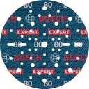Bosch Slipeskive Ø150 mm K80 50 stk for Elektroverktøy