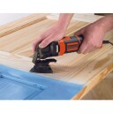 Black+Decker MT300KA Oscillerende Multiverktøy 300W med Sagblad og Støvavsug
