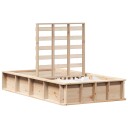  Sengestamme Vokset Brun 75 x 190 cm Massiv furu