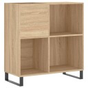  Hifi benk sonoma eik 84,5x38x89 cm konstruert tre