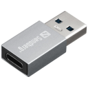 Sandberg USB-C til USB-A Adapter 3.2 Gen 1 Aluminium