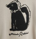 Mini Rodini Skunk Chenille Sweatshirt   Grey   104/110