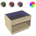  Salongbord med Infinity LED sonoma eik 70x50x50 cm 847660