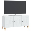  TV skap Hvit 99 x 34,5 x 50 cm Konstruert tre