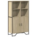  Highboard sonoma eik 79,5x35,5x137,5 cm konstruert tre 8721102834745