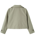 name it Nkfmadelin Trench Coat Short Green 128