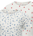 Kids Only T Skjorte Rib CookBella 2 pack Cloud Danser/Ma 7 8 år 122 128 T skjorte Blå Hvit Rød