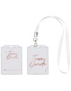 4 stk Team Bride ID Kort/Badge