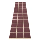 Pappelina Vevd Teppe Criss Burgundy 70x300 cm