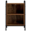 vidaXL Nattbordskap Gammelt tre 40 x 30 x 60 cm Konstruert tre
