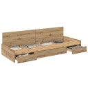  Sengestamme med skuff Artisan Eik 100 x 200 cm Konstruert tre