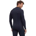 Falke Men's Long Sleeve Shirt Turtle Warm Black M