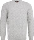 Morris Archard Cable Sweater   GREY   M