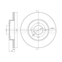 Bremseskive CIFAM 800-186C