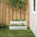  hageplanter 2 nivå 100x60x45 cm rustfritt stål