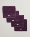 Gant 4-Pakning premium kluter 30x30cm DEEP PLUM 30X30