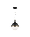 Hanks One Light Pendant Midnight Black