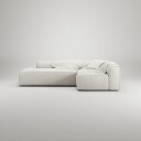 Decotique Grand Loungesofa 3 seters åpen ende Venstre Steam White