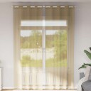  Voilegardiner med grommets 2 stk sand 8721158551399