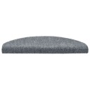 vidaXL Selvklebende trappematter 5 stk lysegrå 65x21x4 cm nålestempel
