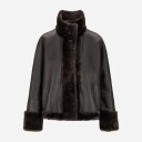 Utzon Jayda Shearling Jacket - Bison 38