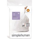 Spesialtilpassede poser, 30–35 l, kode H, 20 stk., hvite white 30-35 l